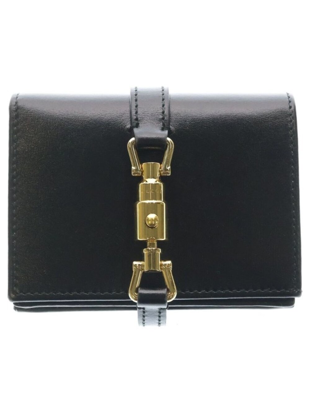 Gucci Jackie Bifold Wallet Black Leather
